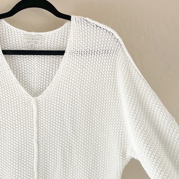 Lucky Brand White‎ Knit Sweater - Picture 4 of 6
